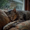 Mascotas tranquilas、Mia Paleta、Sistemas subliminales de ondas cerebrales de ritmo binaural - Lluvia Suave Para La Relajación De Las Mascotas