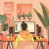 Trabajar desde Casa Playlist、Encuentra tu saldo、Música suave de la mañana - La Primera Chispa De La Innovación