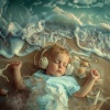 Teddy Sleep、Ocean Roar、The Flow Atmosphere《Ocean's Lullaby Rocks Baby Sleep》[MP3/LRC]