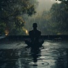 Meditación Trascendental、Siente El Clima、Investigación de ritmos binaurales《Calma De Meditación En La Lluvia》[MP3/LRC]