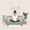Zen tonal、Meditación Con Ruido Rosado、Re: Imagina - Sonidos Profundos De Reflexión Calman