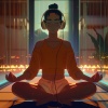 Relaxing Mindfulness Meditation Relaxation Maestro、Meditation Music Masters、Mr. Jello《Meditative Lofi Brings Quiet》[MP3/LRC]