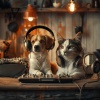 Dark Music Specialists、Harmonious Balance、Deep Night Pets - Gentle Pet Melodies