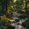Work Group Music、Nature Love Sound Collective、Nature Sounds Paradise - Gentle Stream Focused Rhythms