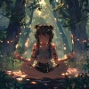 Harmonious Meditation Rest、Nature's Flute、Silent Meditative Moments - Flowing Peace Drift