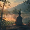 Chanting Buddhist World、Solfeggio Frequency Meditation、Silent Meditative Moments - Breath Synchronizes with Sound