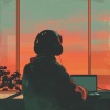 Soothing Air、Bit Rain - Deep Bass Lofi