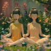 Comfortable Meditation Tracks、Calm Meditative Moments、Meditation and Stress Relief Therapy - Slow Exhale Soft