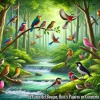 Sonidos del Bosque、Sonido Ambiente、Ruidos De Sonidos Blancos - Cánticos del Bosque, Río y Pájaros en Armonía