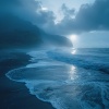 Suave Música para Dormir、Sueño Científico、Amplio ruido HD - El Suave Fluir Del Río Iluminado Por La Luna