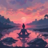 Natural Sound Escapes、The Sound of the Rain、Waterfall Sounds - Peaceful Meditation Echo