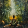 Nación de meditación、La fábrica de la calma、Música pura de meditación - Ecos De Quietud Pacífica