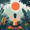 Yoga Music Spa、Lissabon Spring Rain、Rain Sleep Sound and White Noise - Serene Yoga Harmonies
