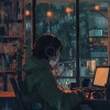 Focusing Music、California Calm、Rain Sounds & Nature Sounds - Productive Beats Lofi