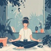 Relaxing Yoga Music、Best Nature Sounds、Green Rain - Harmonic Stretch Flow