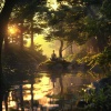 Musicoterapia Zen Relajante、Sonidos Relajantes de la Naturaleza、Tu voz interior - Murmullos De Noche Serena