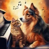 Calming Piano Music、Comfort in Pets、Comfortable Pet Tracks - Peaceful Pet Moment