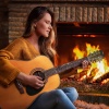 Worship Guitar、Restful Relaxation、Restful Slumber Music - Firelight Relaxation Strums
