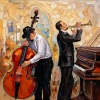 Bar de jazz de Nueva York、Cena Romántica Jazz、Estación de música musical de jazz - Mañana De Jazz