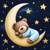 Paisajes susurrantes、Canciones Para Bebes、Sueño Mágico de Bebés - Noche Calma Y Reconfortante