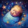 Caja de música de Sandman、Bebe sensorial、Las bebés aman Brahms - Una Tranquila Canción De Cuna Calma Mientras Las Estrellas Observan