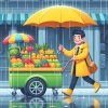 Dannyskitzo - Cart Guy In The Rain