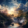 Rain Storm Sample Library、Meditation Rain Sounds、Relaxing Rain Sounds - Sunny Countryside Morning