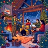 The Christmas Jazz Giants、Winter Jazz Cafe Lounge、The Merry Christmas Players - Fireside Jazz on Christmas Eve