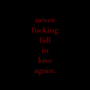 X Lovers - Never ****ing Fall in Love Again (Explicit)