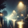 Relaxing Rain Sounds - Midnight Rain on Roof