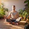 Armonía interior、Resplandor de la Lluvia、Sonidos de fuego de llamas celestiales - Meditación En Paz Con Ritmos Hip Hop