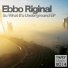 Ebbo Riginal - So What It's Underground (Original Mix)