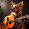 Electric Guitars、Old Fashioned Dog Walking Music、The Singing Dogs - Strings Hug Dogs
