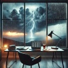 Nature Sounds for Sleep and Relaxation - Study Thunder No Music Loop