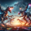 Saint Thiner - Dino battle
