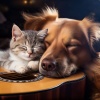 Guitarra Acústica y Guitarra Española、Reposo animal apacible、Los Pájaros Cantores - Líneas De Guitarra Juguetonas