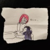 piano doodles - canine hug