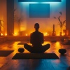 Instrumental Hip-Hop、Calm Meditation Music、Bright Noise for Meditation - Echoes of Serenity Lofi
