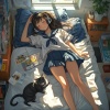 Chill Nap Girl - Serene Chill Escape