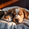 Paisajes de alegría、Calma profunda en criaturas、Fanático de animales - Melodías Suaves Para La Calma De La Noche De Mascotas