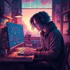 Lofi Chillhop Study Gaming、Brain Timbre、Brainwave Samples - Deep Rhythms Guide Clarity
