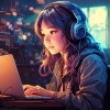 Lofi Study Man、Gentle Study Music、Music for Productivity - Focused Energy Smooth Beats