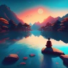 Captando el momento、Santuario de la Música de Buda、Nación de meditación - Vibraciones De Pensamiento Profundo