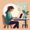 Estudio de ritmos binaurales puros、Para leer、Música de fondo de oficina - Flujo De Trabajo Con Ritmos Suaves Y Enfocados