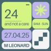 M LEONARD - 24 and not a care
