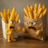 De Tekentovenaar - Het Patat of Friet Ruzie Lied!