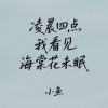 小鱼 - 凌晨四点我看见海棠花未眠