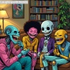 LoFi Robot - Laughing with friends