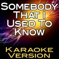 Karaoke - Somebody That I Used to Know (Karaoke Version)
