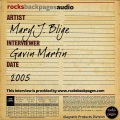 Mary J. Blige Interviewed by Gavin Martin